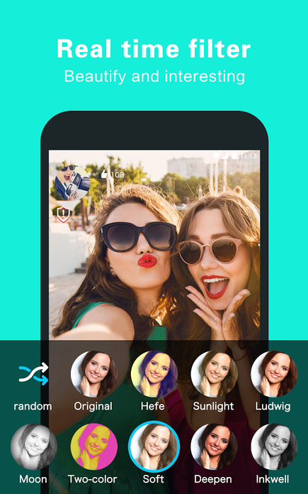 Real-time filters — Beautiful and interesting